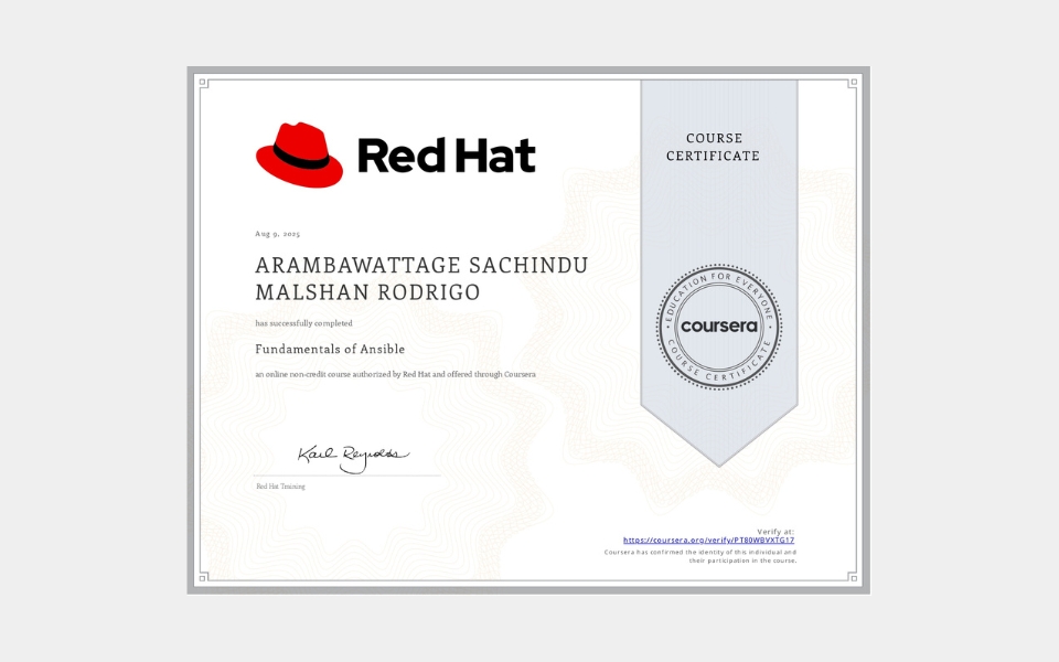 Ansible Certification