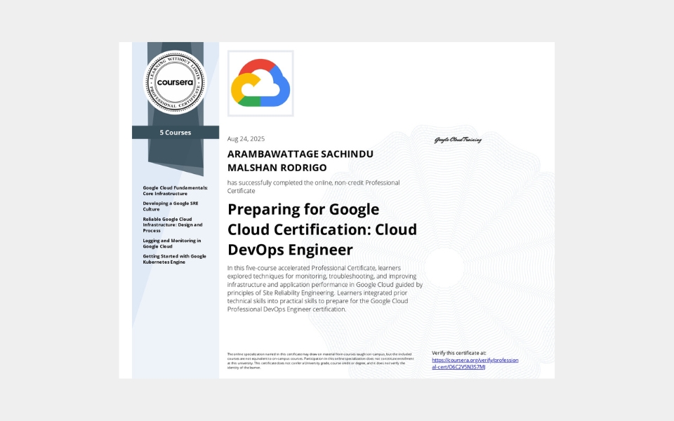 Preparing for Google Cloud Certification: Cloud DevOps Engineer