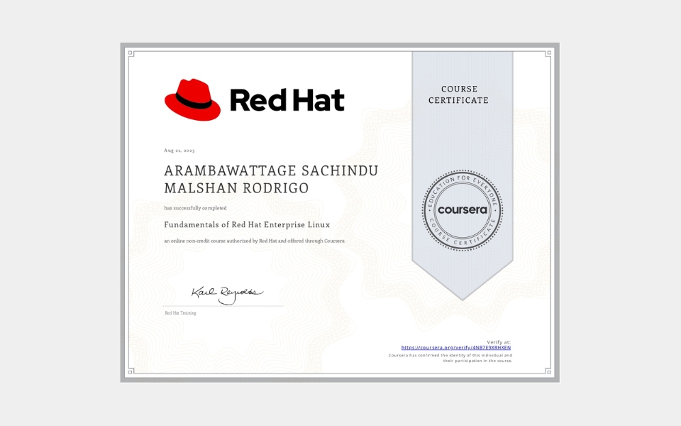 RHEL Certification